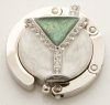 3D Green Martini Foldable Handbag Hook